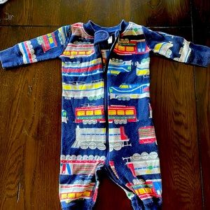 0-3 month Hanna Anderson train pjs